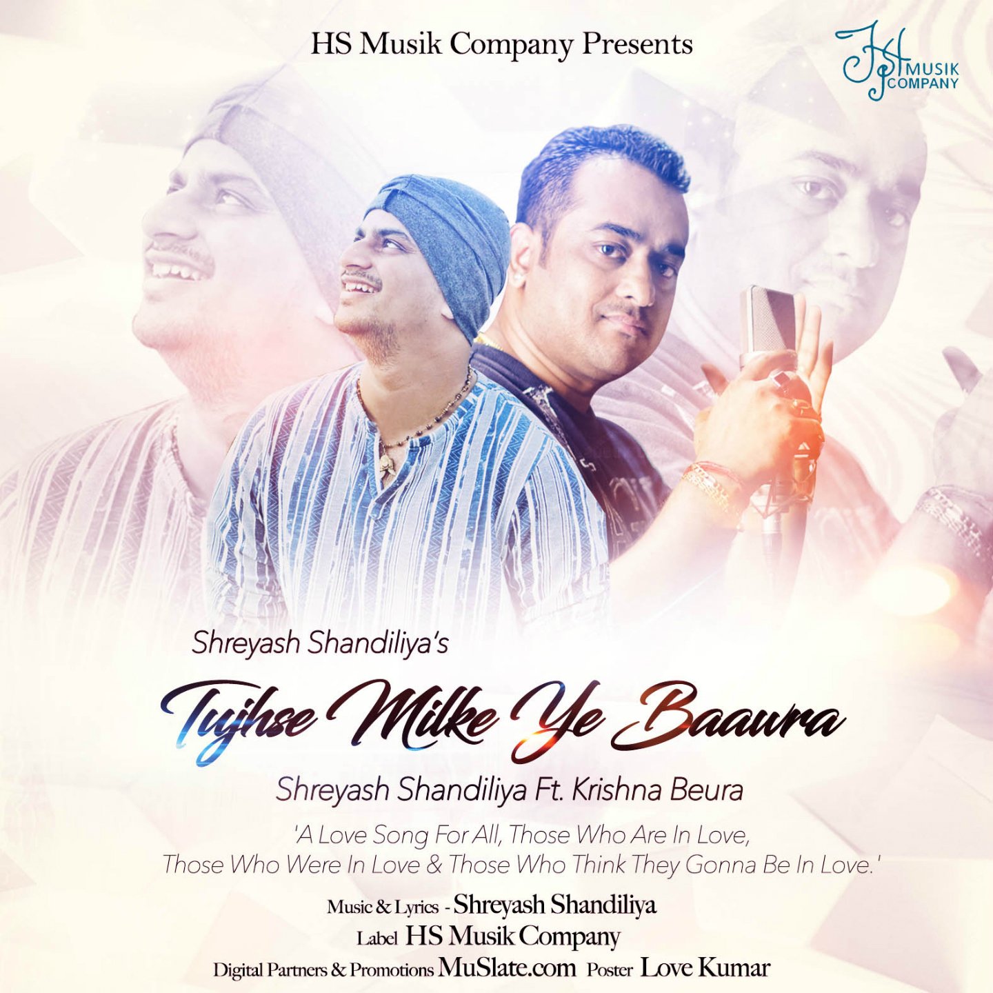 Tujhse Milke Ye Baawra (Male Version) Cover Image